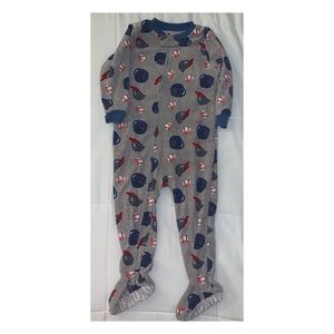 Carter’s Toddler Boys’ Baseball Footie Pajamas